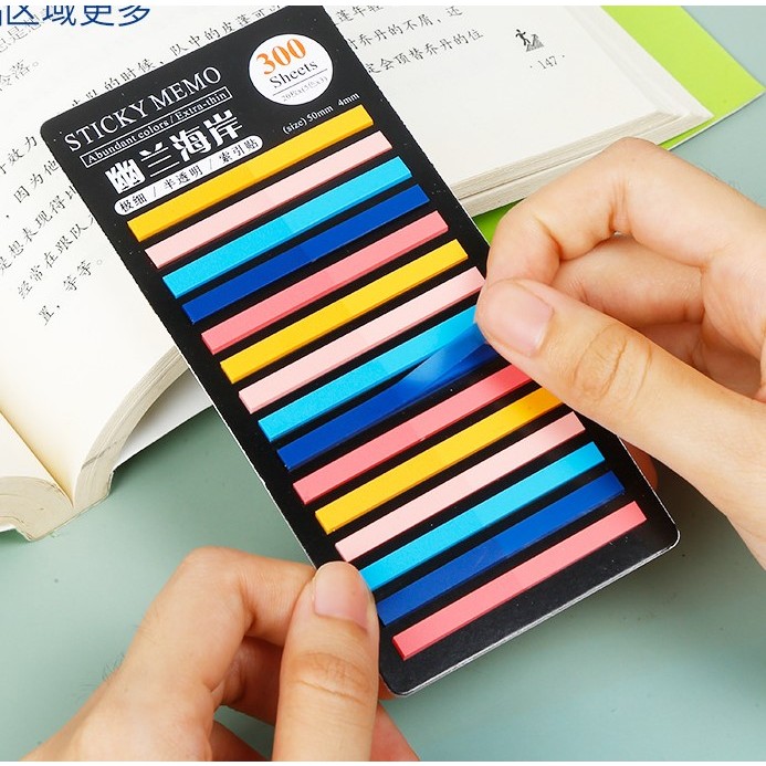 

Sticky Notes Index Sticky Notes Highlighter Strips Rainbow Transparan