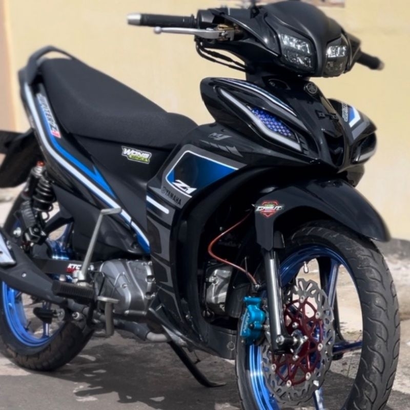 Striping Stiker Sticer Dekal Decal Emblem Printing Aksesoris Motor Yamaha Jupiter  Z1 Robot ZBurhan 