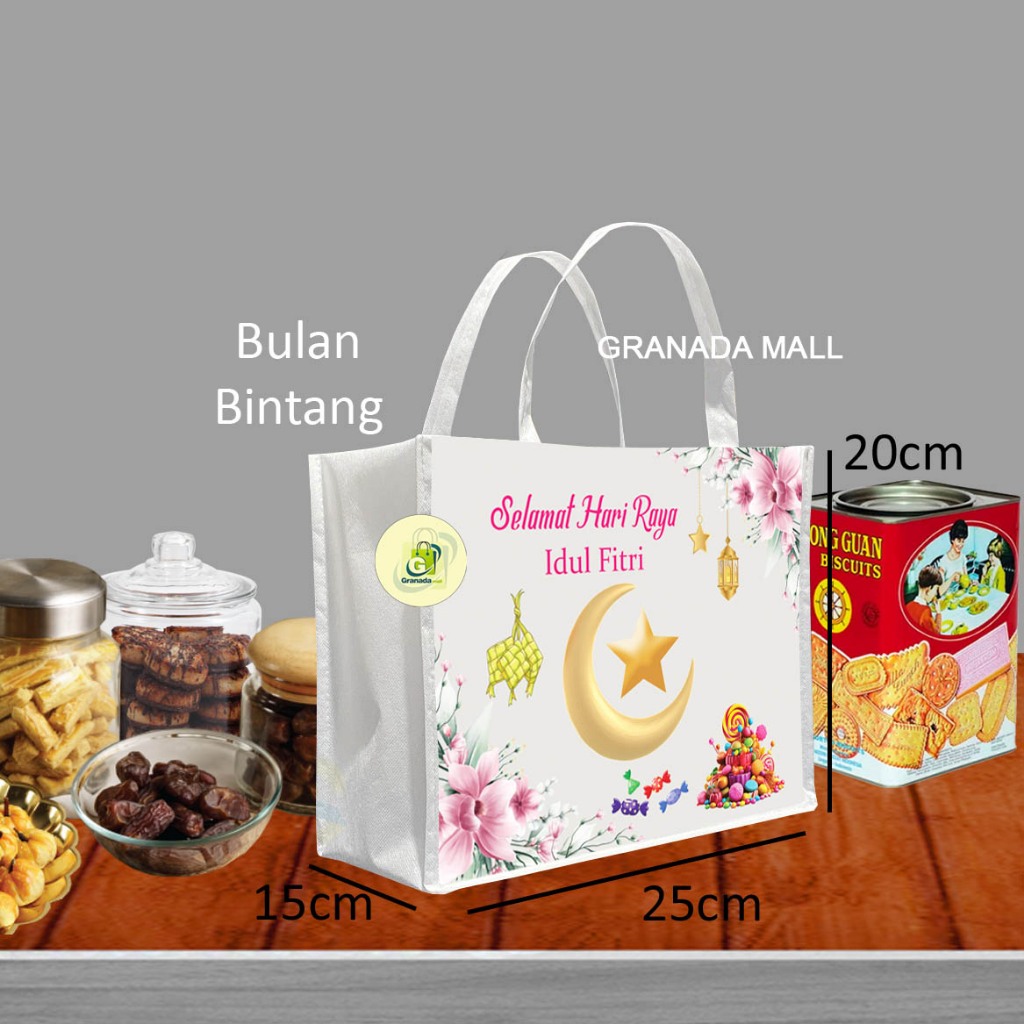 

GOODIE BAG LEBARAN PARCEL HARI RAYA IDUL FITRI PUTIH BAHAN TEBAL READY STOK SIAP KIRIM