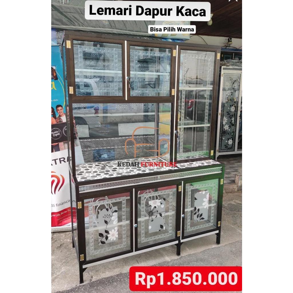 LEMARI DAPUR KACA
