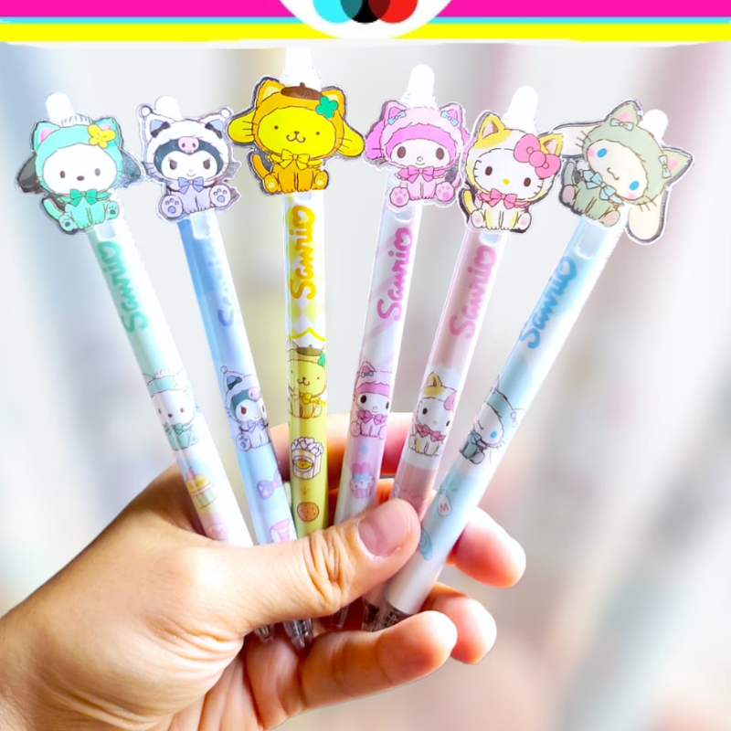 

PULPEN PENGHAPUS MIKA SANRIO TINTA HITAM | PEN TINTA HITAM | PEN PENGHAPUS | PEN SANRIO | HELLOKITTY | POCACCO | CINAMORROL | KUROMO | MELODY | KUROMI | BEST SELLER