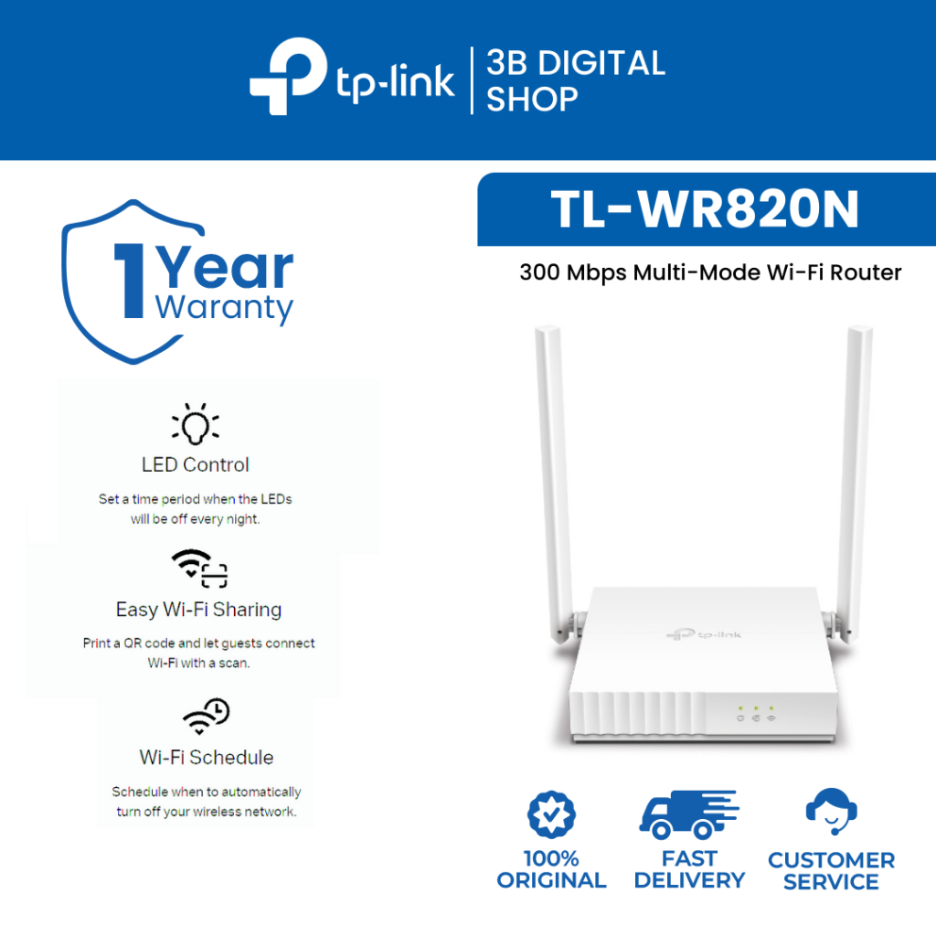 TP-Link TL-WR820N 300Mbps Wireless Router TP LINK WR820N 820N