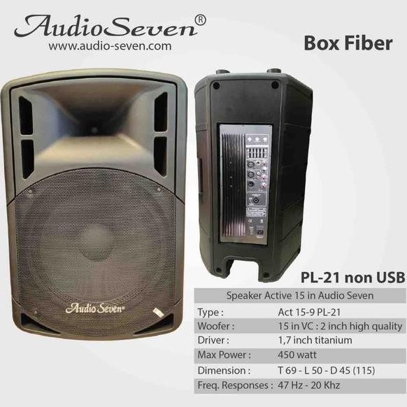 SPEAKER AKTIF AUDIO SEVEN 15-9 PL-21 ORIGINAL 15 INCH
