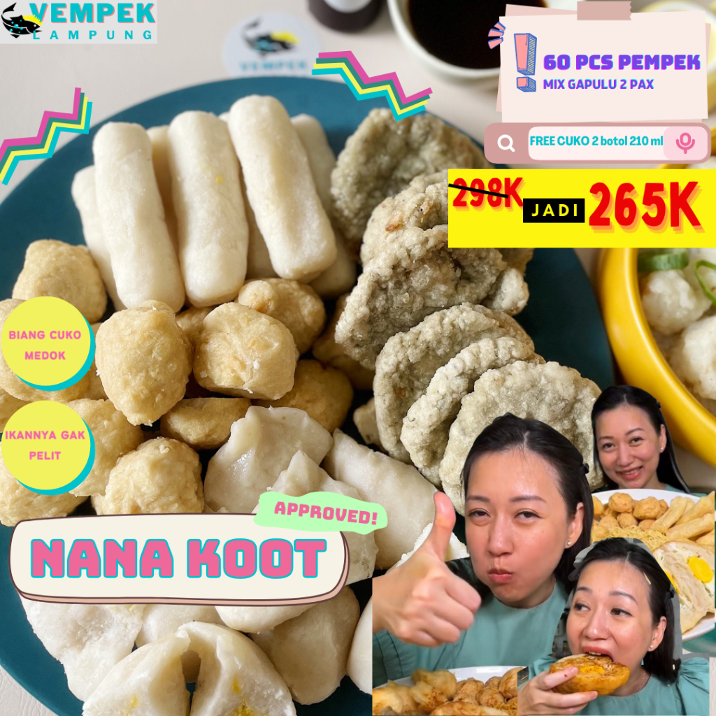 

ISI 60 PEMPEK LAMPUNG - PAKET SOGOK MERTUA - VEMPEK ASLI