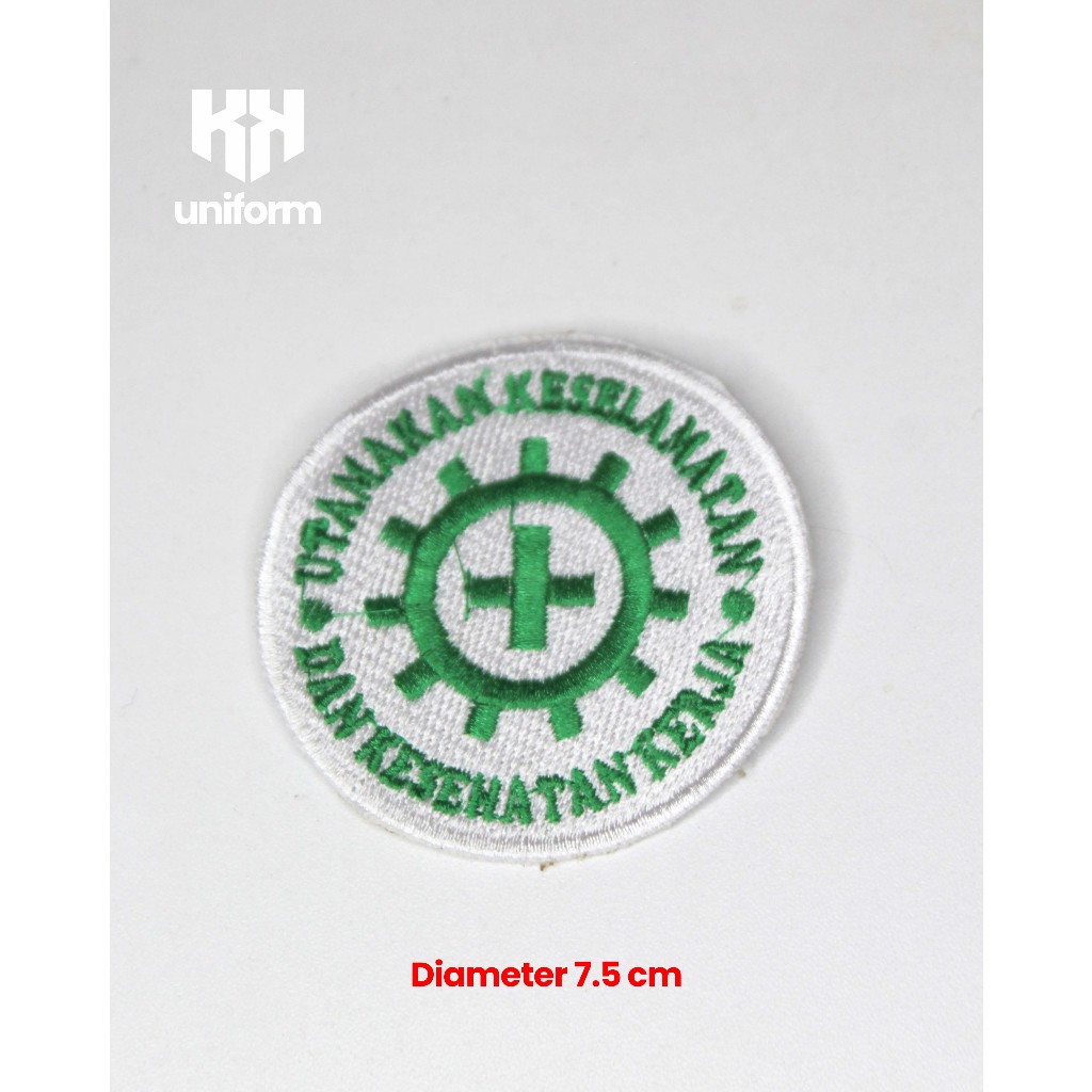 LOGO K3 BULAT, Emblem bordir/ patch - kk uniform