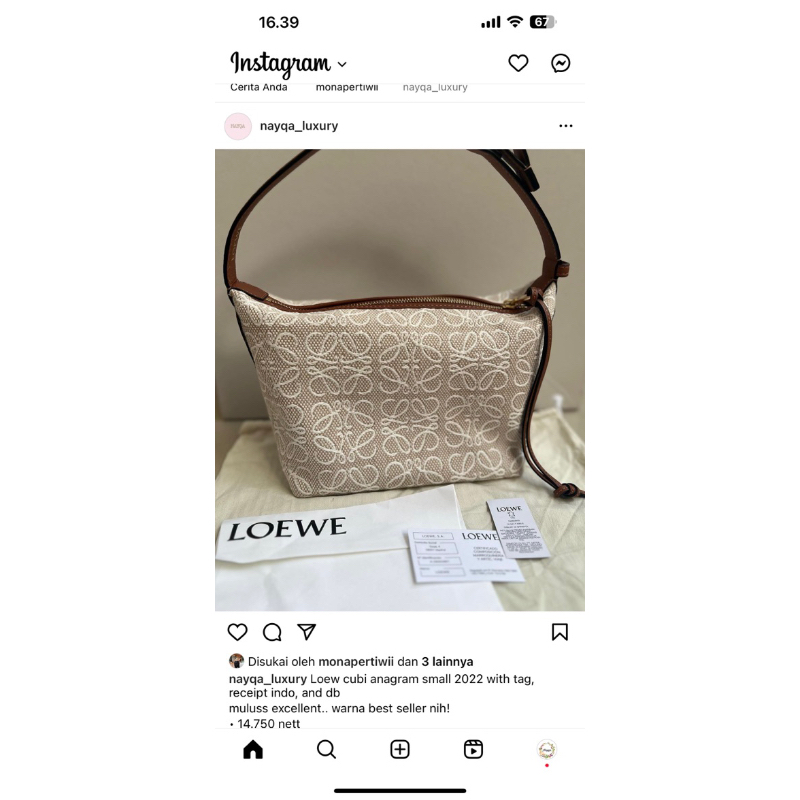 loewe cubi anagram small