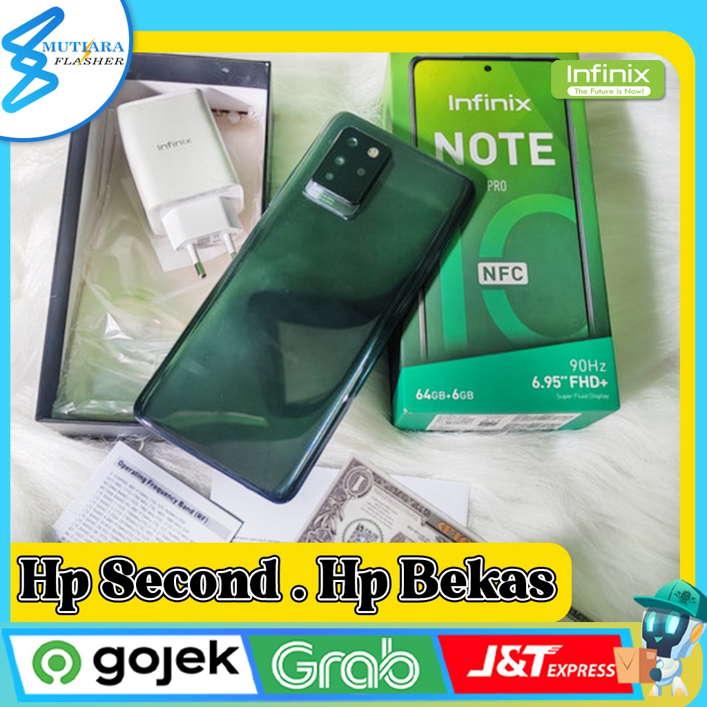 Infinix Note 10 Pro Ram 6/64GB | Ram 8/128GB Second Original