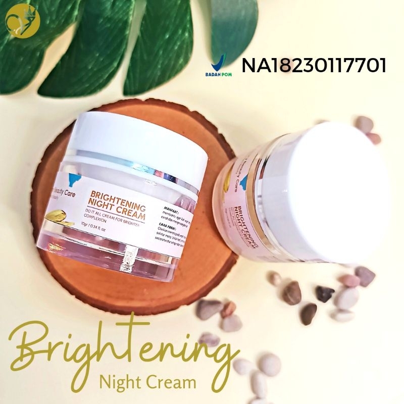 BRIGHTENING NIGHT CREAM / CREAM MALAM PENGENCANG VBC / VICTORY BEAUTY CARE