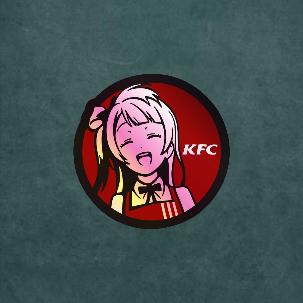 

Stiker Anime Hologram KFC Case Hp dan Laptop 7 Cm