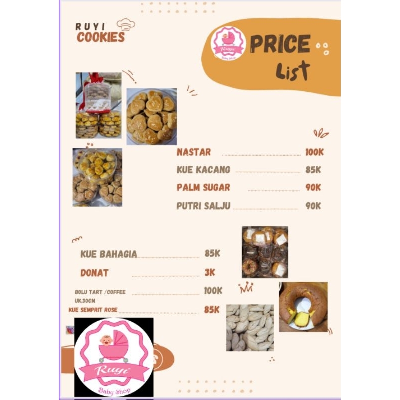 

Nastar, Roti, Donat, dan kue kering