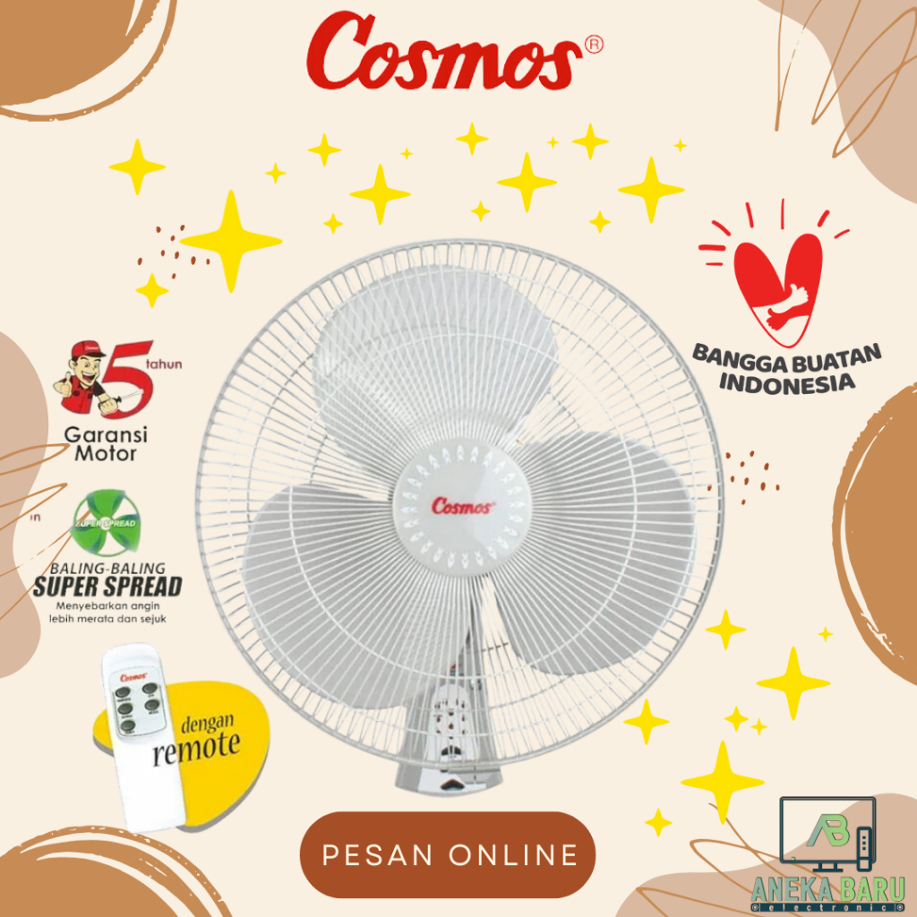 [READY STOCK] Cosmos Wall Fan Remote Control 16-WFCR / 16WFCR / 16 WFCR