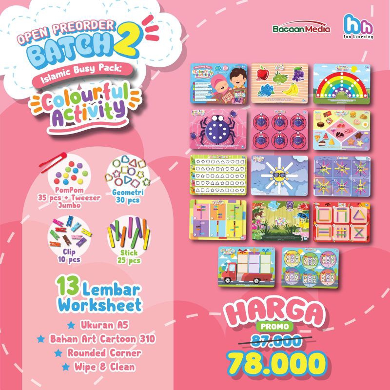 Islamic Busy Pack Colorfull Activity