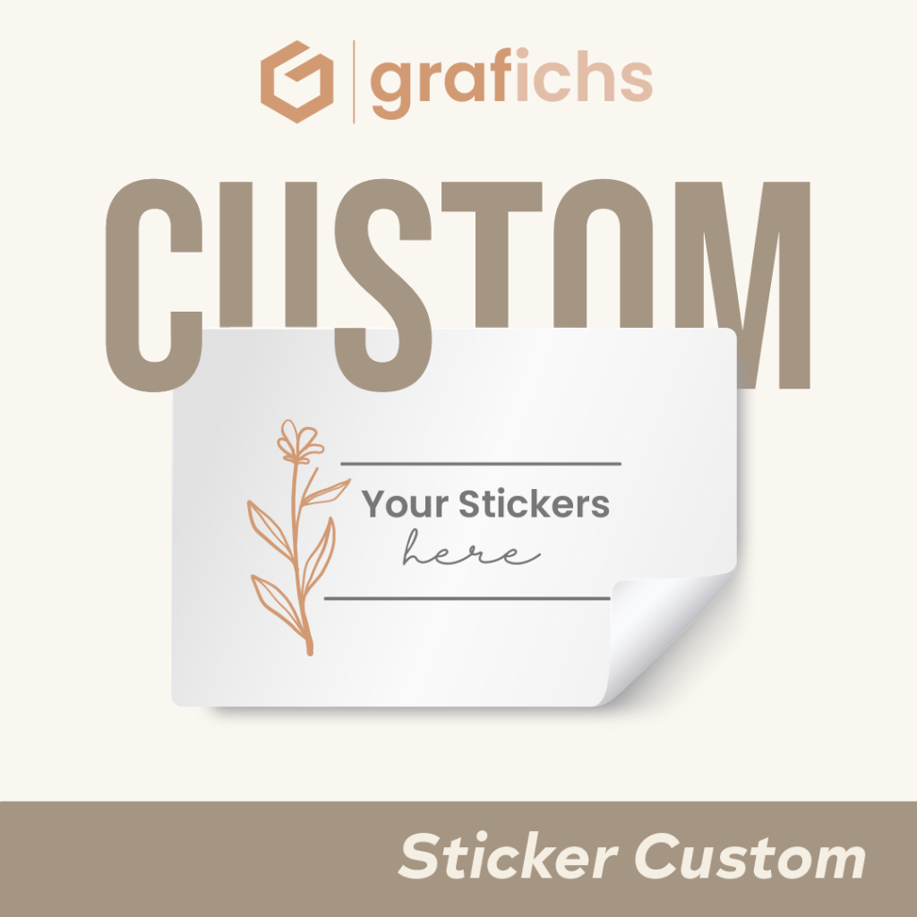 

Custom Size Desain Ukuran Label Stiker by Grafichs