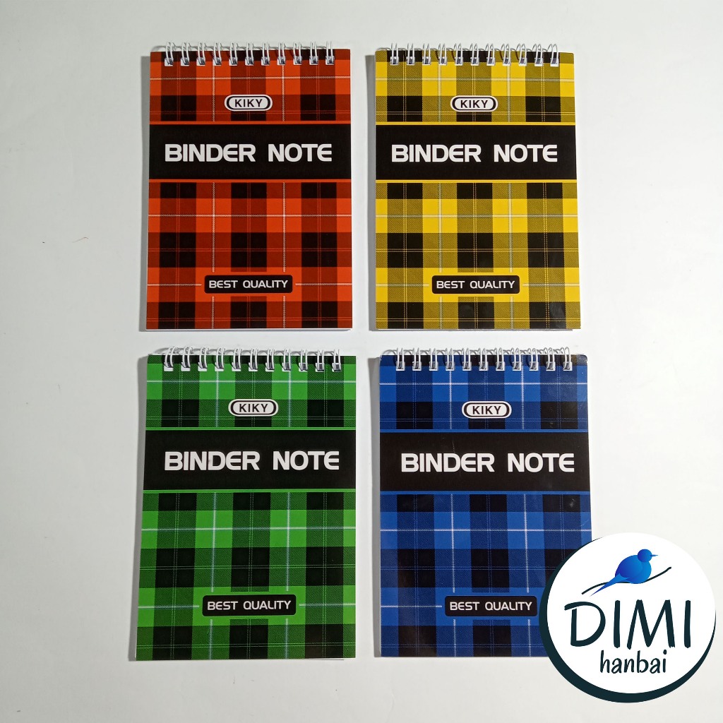 

[DIMI] Kiky Binder Note Spiral A6 Buku Catatan Block Notes