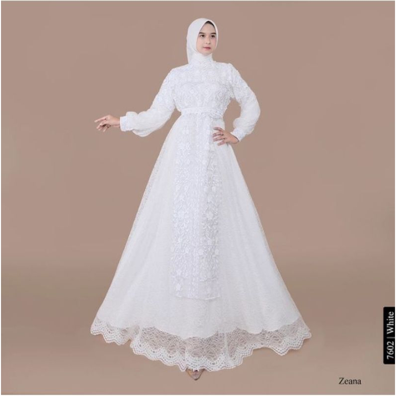 DRESS ZEANA MISSKAMI/DRESS PESTA/DRESS LAMARAN