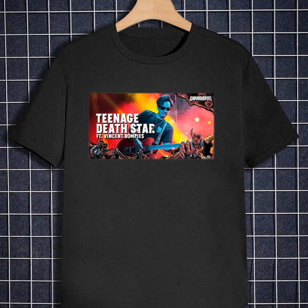 Kaos Teenage Death Star ft. Vincent Rompies Tshirt 100% Cotton