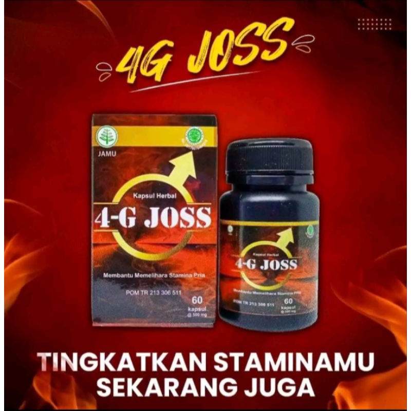 4G_JOSS PENAMBAH STAMINA PRIA SUPER AMPUH BIKIN TAHAN SAMPE PAGI