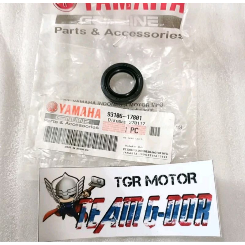 seal sil bos arm mono dudukan shock sock sok breaker belakang ori original 93106-17801 yamaha vixion