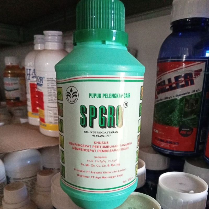 Pupuk pelengkap Cair SPGRO 250ML