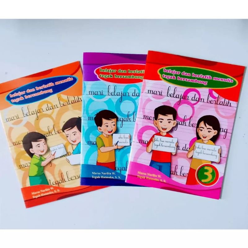 buku anak menulis tegak bersambung