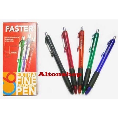

Paket Grosir FASTER PULPEN BOLPOINT C-6 0.5mm - Biru