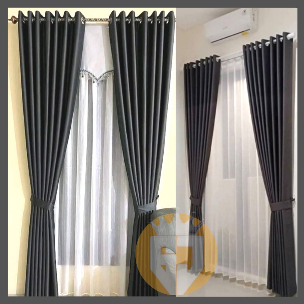 Gorden Polos Murah, Gorden Polos Embos, Gorden Polos Tebal, Gorden Polos Bkackout, Gorden Polos Mini
