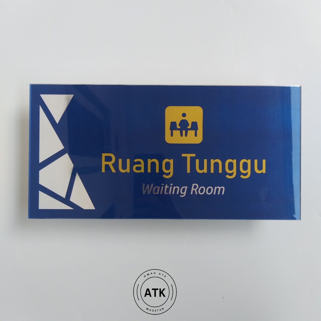 

Akrilik Ruang Tunggu - Waiting Room - Nama Ruang