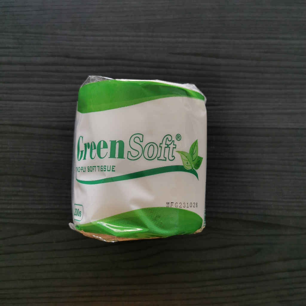 TISU GULUNG / TISU ROLL / TISU MEJA / TISU KOTAK / SOFT TISSUE GREEN SOFT / FACIAL TISSUE