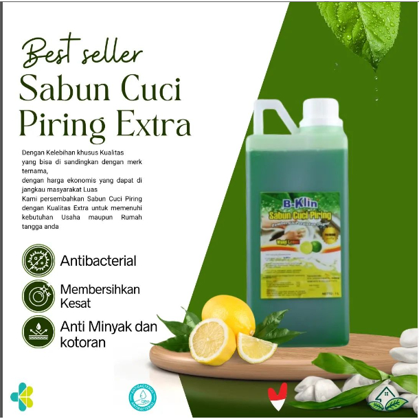 Sabun Cuci Piring Ekonomis Bisnis Bklin B-Klin 1 liter