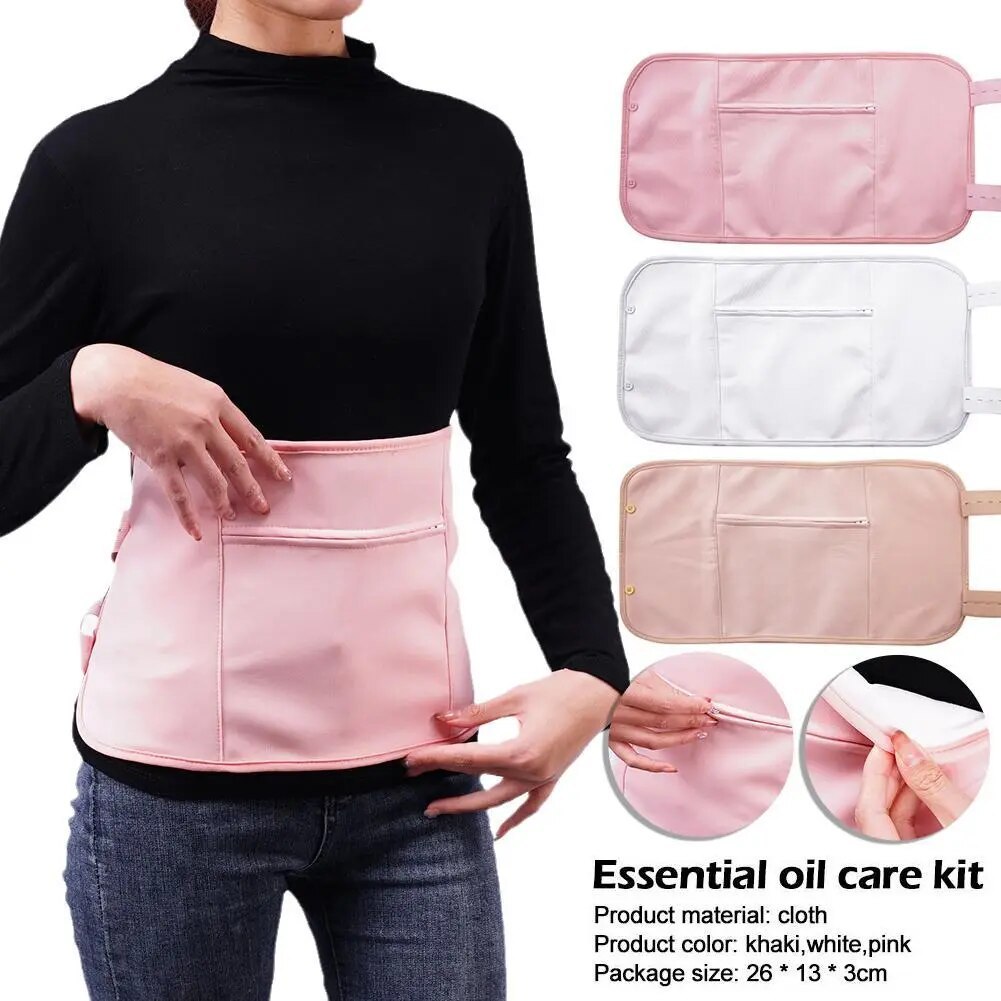 ZYL Castor Oil Pack Waist Support Wrap Compress Reusable Castoroil Pack Kit