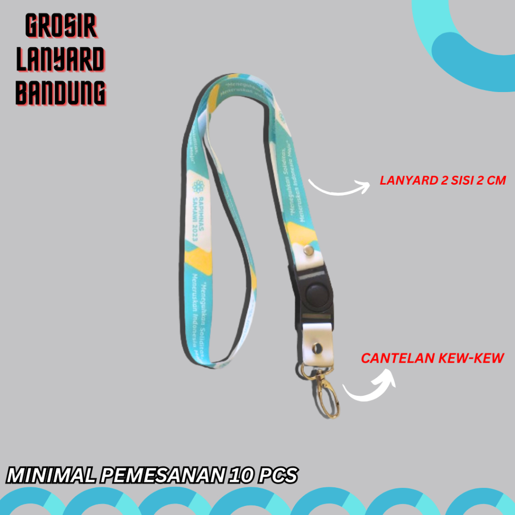 

Custom Tali Lanyard Cantelan Kew-kew