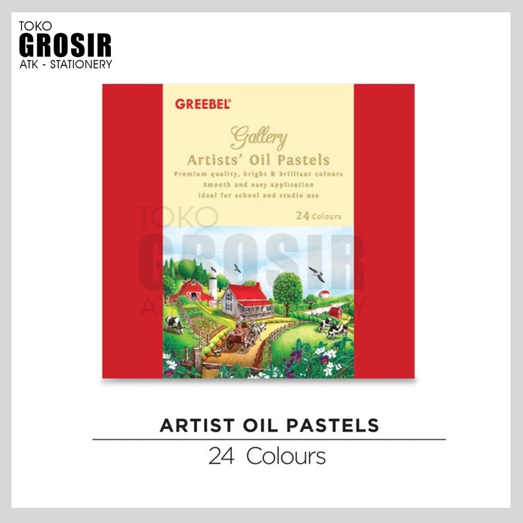 

CRAYON ARTISI OIL PASTEL GREEBEL (24 WARNA)