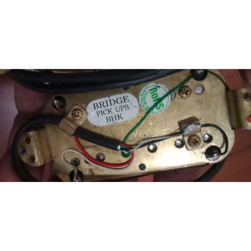pickup gitar evh baru lengkap wiring