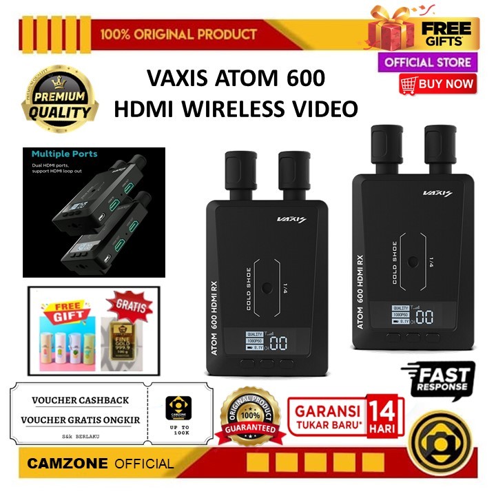 Vaxis atom 600 hdmi wireless video transmisson system 1080p