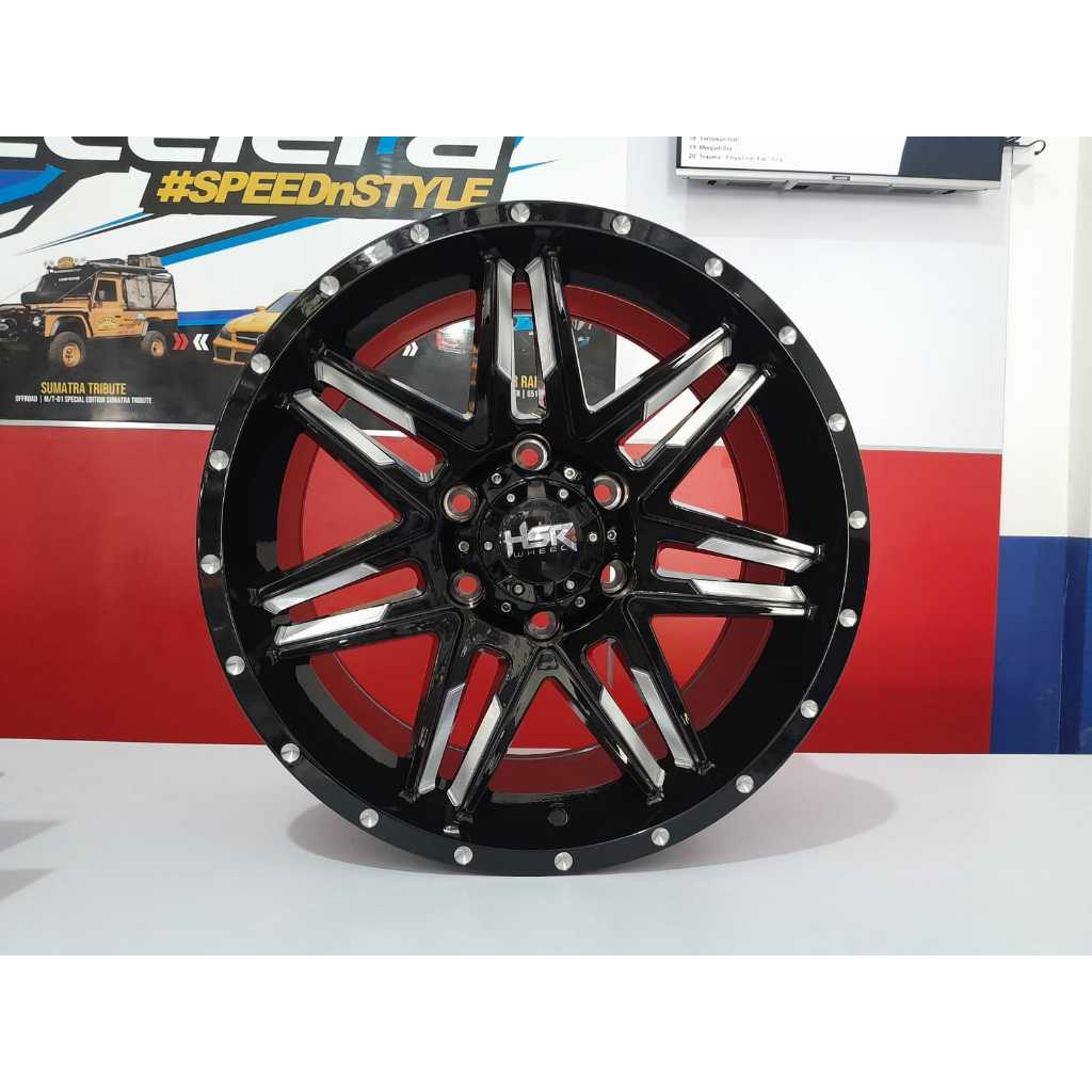 VELG MOBIL HSR BULL R18 PAJERO DAKKAR BLAZER HUMMER EVEREST H6X139,7