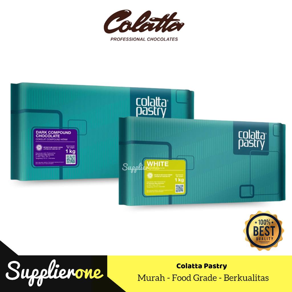 

Colatta Pastry 1kg / Colatta Pastry / Collata Dark Chocolate / Colatta Dark Chocolate 1kg / Coklat Batang Collata 4/ Coklat Colatta Pastry / Coklat Collata