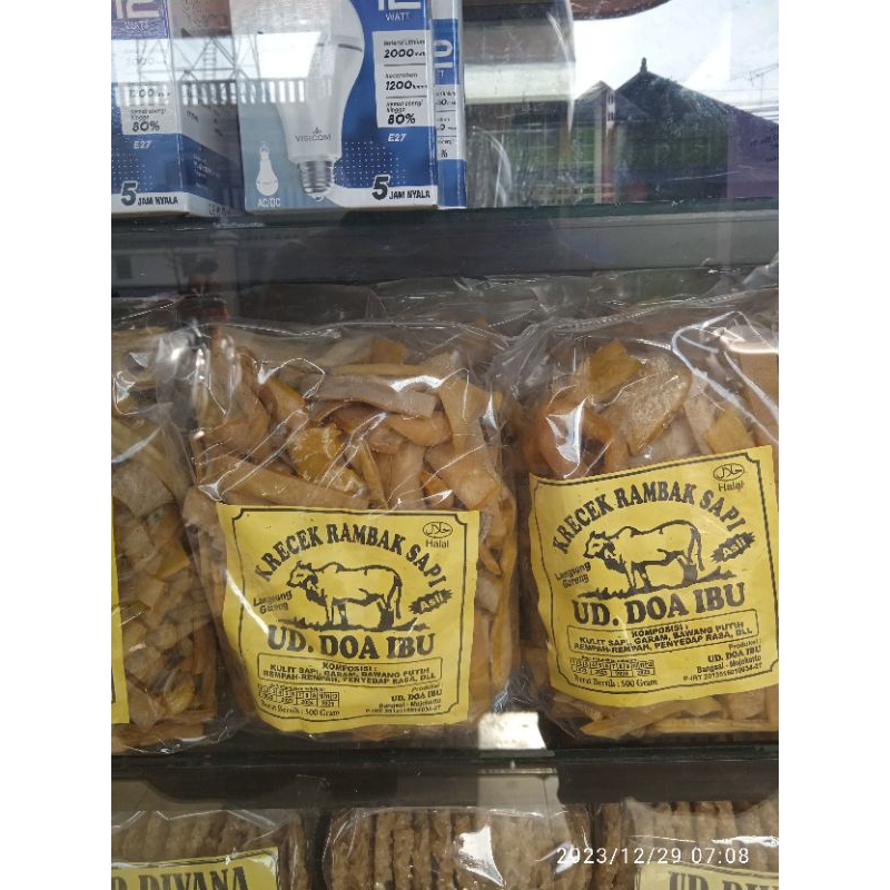 

rambak kerupuk kulit sapi krecek 500 gr