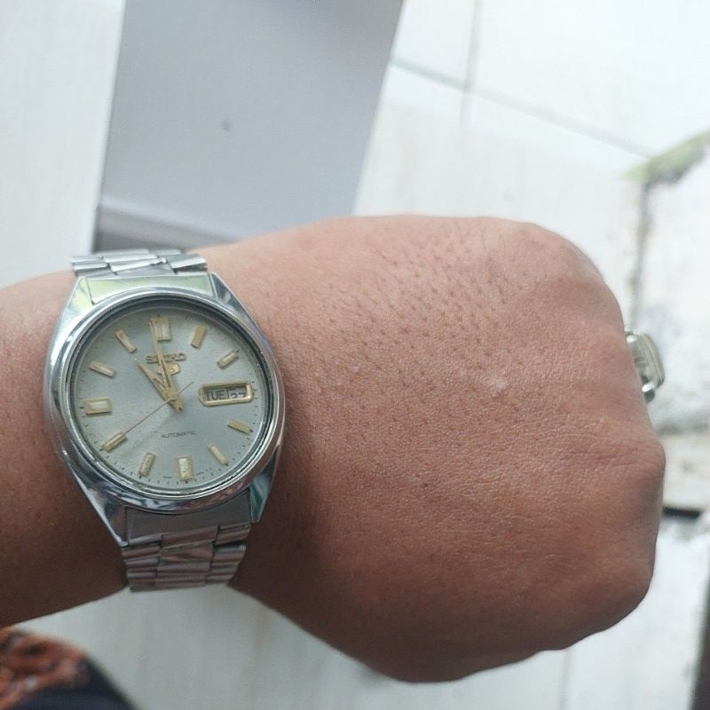 Jam tangan Automatic original Seiko 5 preloved second bekas