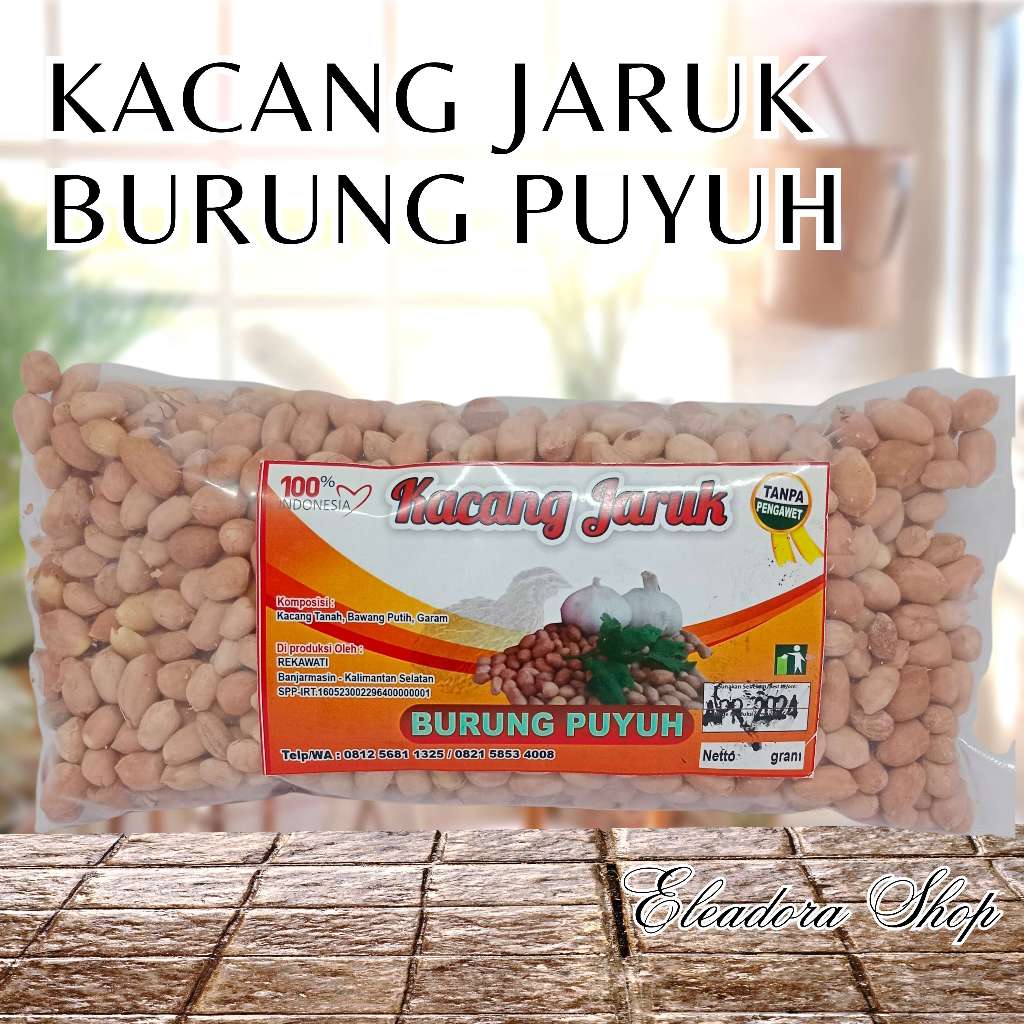 

Kacang Jaruk Asin Cap Burung Puyuh - Kemasan Plastik 450 Gram