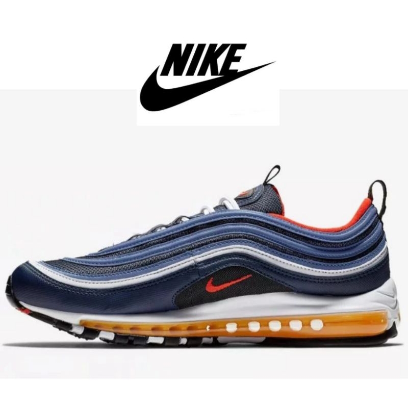 Sneakers Nike Air Max 97 Midnight Navy Habanero Red BNIB Original