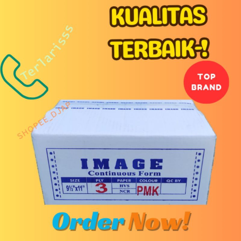 

continuous form merek image 3ply (PMK), 9.5 x 11