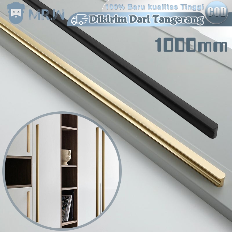 Tarikan Lemari Dapur 1 Meter Handle Lemari Minimalis Gagang Pintu Lemari Tarikan Pintu Gold Gagang L