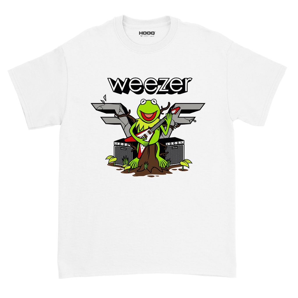 ( COD ) KAOS BAND WEEZER - FROG / UNISEX / BAJU WEEZER / T-SHIRT WEEZER / WEEZER