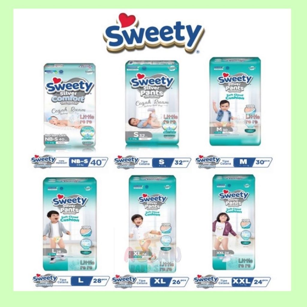 Pampers Sweety Silver Pants S M L XL Pampers Murah