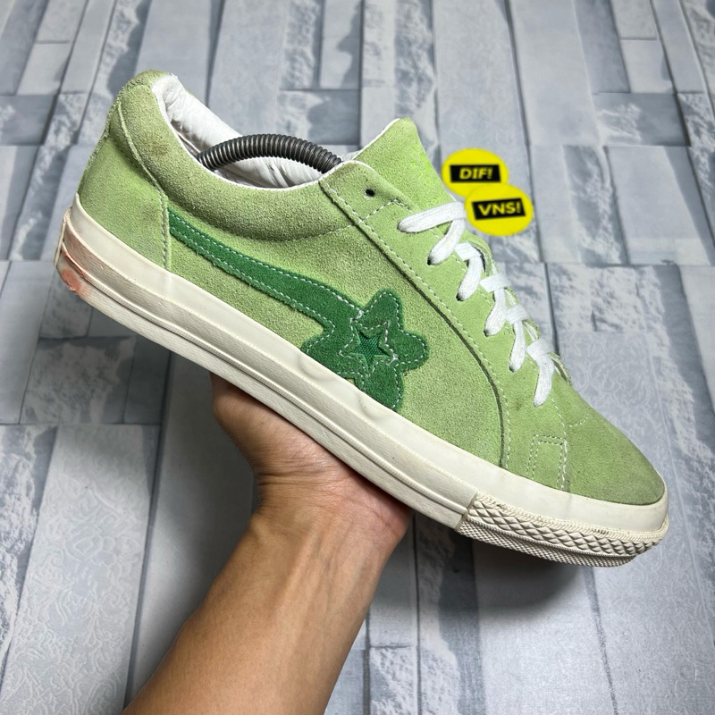 Converse One Star Ox Tyler the Creator Golf le Fleur Jade Lime  Size : US9.5/43/28 cm