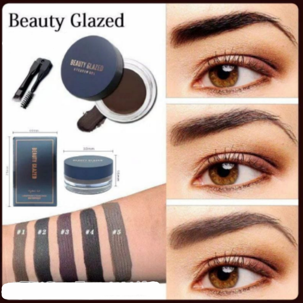 BEAUTY GLAZED EYEBROW GEL / EYEBROW CREAM / BEAUTY GLAZED ALIS / BEAUTY GLAZED WATERPROOF