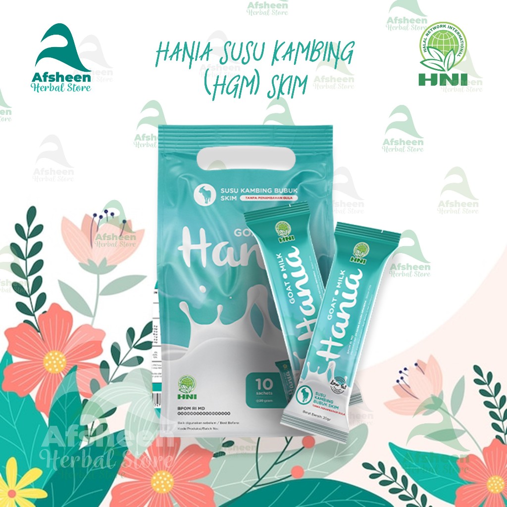 

HANIA GOAT MILK HNI - HPAI | Susu kambing SKIM mencegah osteoporosis Dan cocok untuk alergi susu sapi