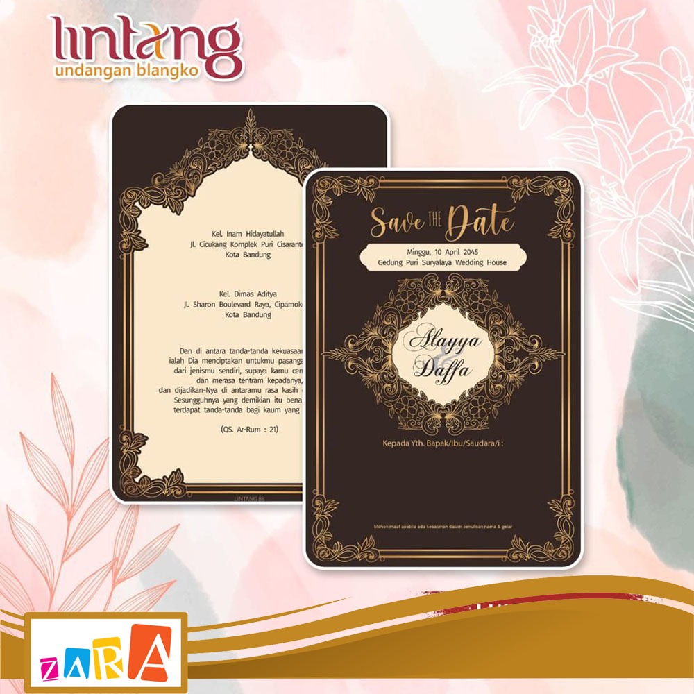 Blangko Undangan Lintang 88 Harga Murah Grosir