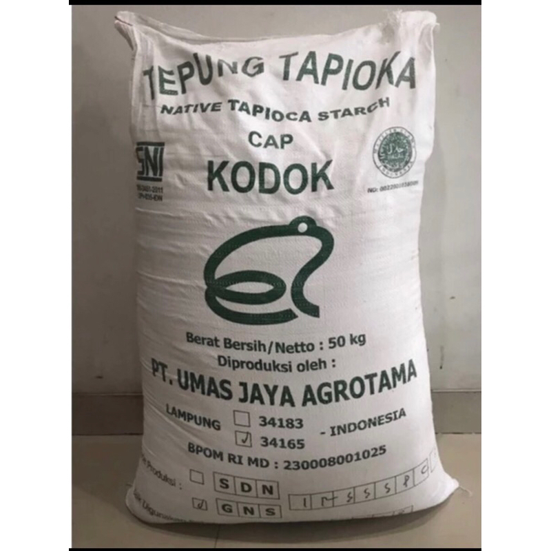 

Tepung Tapioka Cap Kodok 50 KG