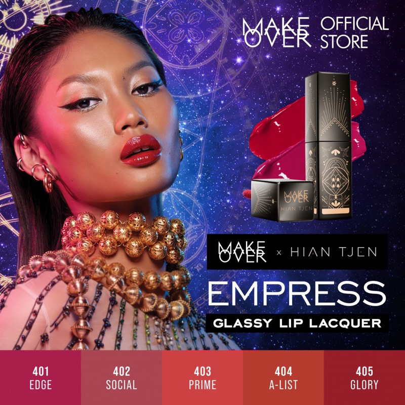 Make Over Empress Glossy Lip X Hian Tjen